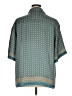Max Studio 100% Polyester Teal Short Sleeve Blouse Size 1X (estimated) - photo 2