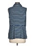 CAbi 100% Polyester Blue Sleeveless Blouse Size L - photo 2