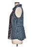 CAbi 100% Polyester Blue Sleeveless Blouse Size L - photo 5