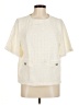 Marella Ivory Short Sleeve Top Size EU (IT) 44 / US 8 - photo 1