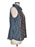 CAbi 100% Polyester Blue Sleeveless Blouse Size L - photo 4