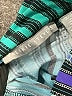 Valerie Stevens Graphic Teal Cocktail Dress Size S - photo 9