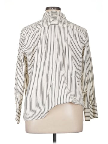 Chaps 3/4 Sleeve Button-Down Shirt (view 2)