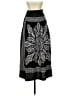 Venus 100% Polyester Graphic Black Casual Skirt Size S - photo 1