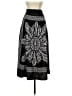 Venus 100% Polyester Graphic Black Casual Skirt Size S - photo 2