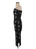 Almost Famous Graphic Black Cocktail Dress Size XS - photo 5