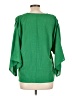 Patrizia Luca 100% Polyester Green 3/4 Sleeve Blouse Size Lg - XL - photo 2