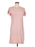 2 Hearts Solid Pink Casual Dress Size L - photo 1