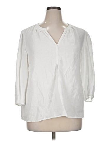 J.Jill 3/4 Sleeve Blouse (view 1)