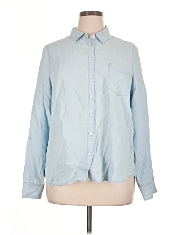 Caslon Long Sleeve Button-Down Shirt (view 1)