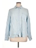 Caslon 100% Lyocell Blue Long Sleeve Button-Down Shirt Size XL - photo 1