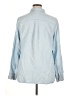 Caslon 100% Lyocell Blue Long Sleeve Button-Down Shirt Size XL - photo 2