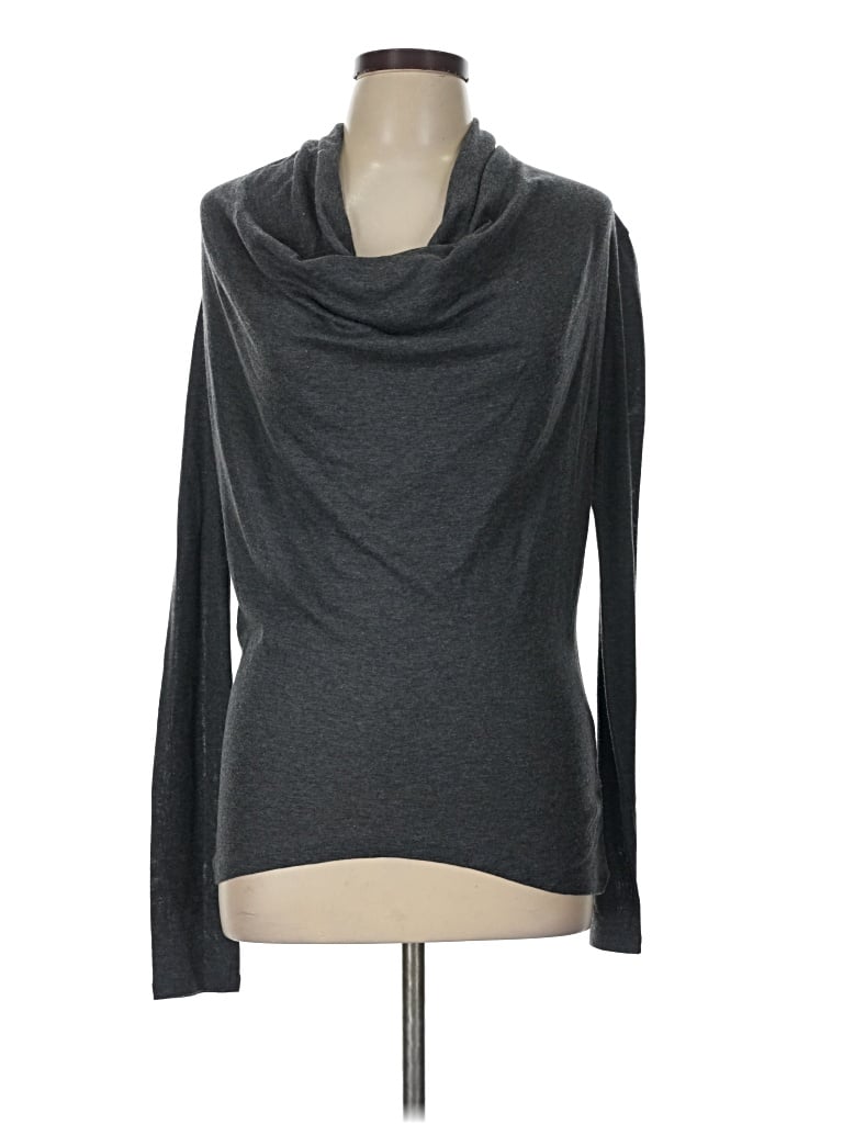 Pre-owned Zara Long Sleeve Turtleneck In Gray