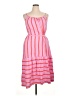 Three Sixty Five 100% Viscose Stripes Pink Casual Dress Size XL - photo 1