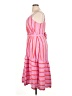 Three Sixty Five 100% Viscose Stripes Pink Casual Dress Size XL - photo 5