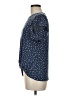 Fred David Stars Blue Short Sleeve Blouse Size M - photo 5