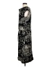 St. John Animal Print Black Cocktail Dress Size L - photo 5