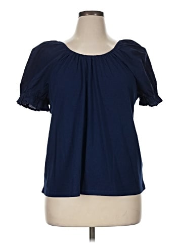J.Crew Factory Store Short Sleeve Blouse (view 1)
