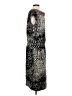 St. John Animal Print Black Cocktail Dress Size L - photo 4