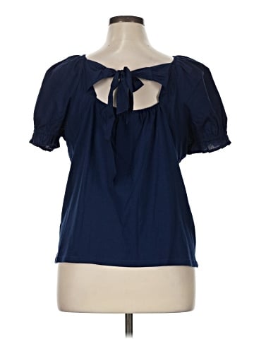 J.Crew Factory Store Short Sleeve Blouse (view 2)