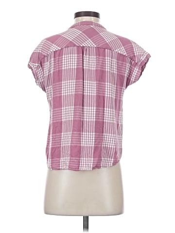dip Short Sleeve Blouse (view 2)