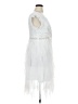 Shein Curve 100% Polyester White Cocktail Dress Size 0X - photo 4