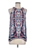 Violet & Claire 100% Polyester Floral Paisley Blue Sleeveless Blouse Size M - photo 1