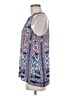 Violet & Claire 100% Polyester Floral Paisley Blue Sleeveless Blouse Size M - photo 5