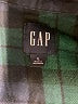 Gap 100% Cotton Plaid Green Long Sleeve Button-Down Shirt Size L - photo 7