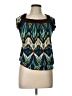 Heart Soul Teal Sleeveless Blouse Size L - photo 1