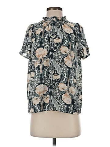 Ann Taylor LOFT Outlet Short Sleeve Blouse (view 1)