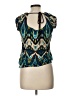 Heart Soul Teal Sleeveless Blouse Size L - photo 2