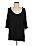 Gap 100% Rayon Black 3/4 Sleeve Top Size M - photo 1