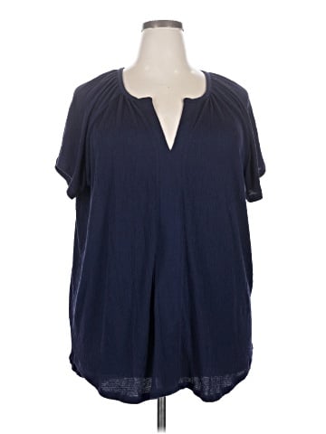 Lane Bryant Short Sleeve Henley (view 1)