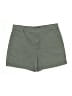 Gloria Vanderbilt Solid Green Khaki Shorts Size 14 - photo 1