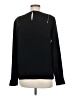 Tibi Solid Black Long Sleeve Top Size 6 - photo 2