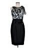 AB Studio 100% Polyester Black Cocktail Dress Size 8 - photo 1