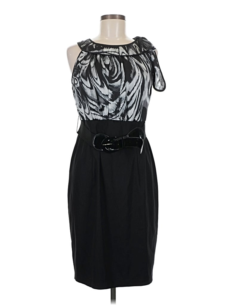 Pre-owned Ab Studio Cocktail Dress In Black