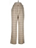 Allegra K 100% Polyester Plaid Tan Casual Pants Size L - photo 1