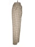 Allegra K 100% Polyester Plaid Tan Casual Pants Size L - photo 4