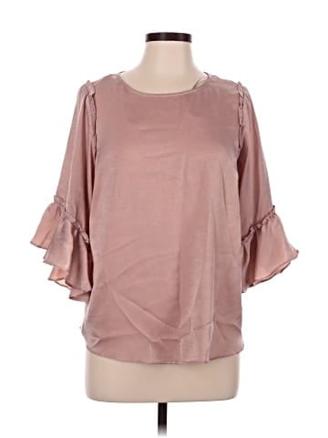 LC Lauren Conrad 3/4 Sleeve Blouse (view 1)