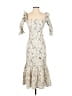 EDDY 100% Cotton Ivory Cocktail Dress Size S (estimated) - photo 1