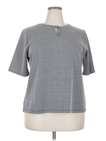 Liz Claiborne Short Sleeve Blouse (view 1)