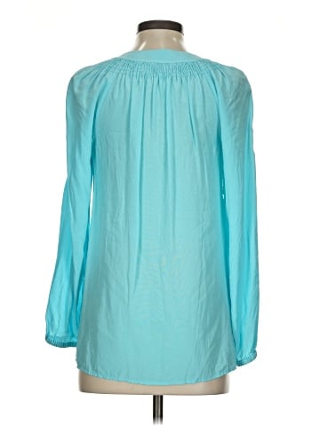 Lilly Pulitzer Long Sleeve Silk Top (view 2)
