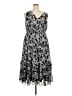 Torrid Paisley Black Casual Dress Size 2X Plus (2) - photo 2
