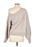 Vrg Grl Metallic Silver Pullover Sweater Size XS - photo 2