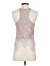 Express 100% Nylon Silver Tank Top Size XS - photo 2