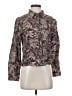 Alice Blue Print Brown Long Sleeve Blouse Size S - photo 1