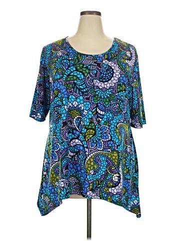 First Glance Short Sleeve Blouse (view 1)