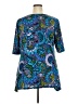 First Glance Blue Short Sleeve Blouse Size XXL (estimated) - photo 2